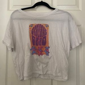 Grateful dead cropped tee